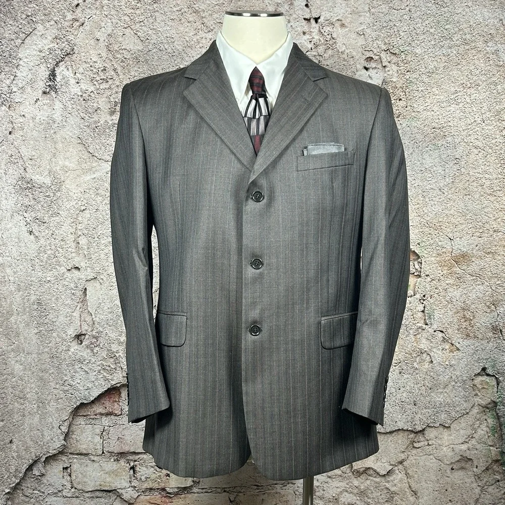 Coppley Bespoke 43R Ermenegildo Zegna Trofeo Wool Blazer Sport Coat Suit‎ Jacket